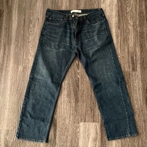 Levi's Dark Blue Straight Jeans